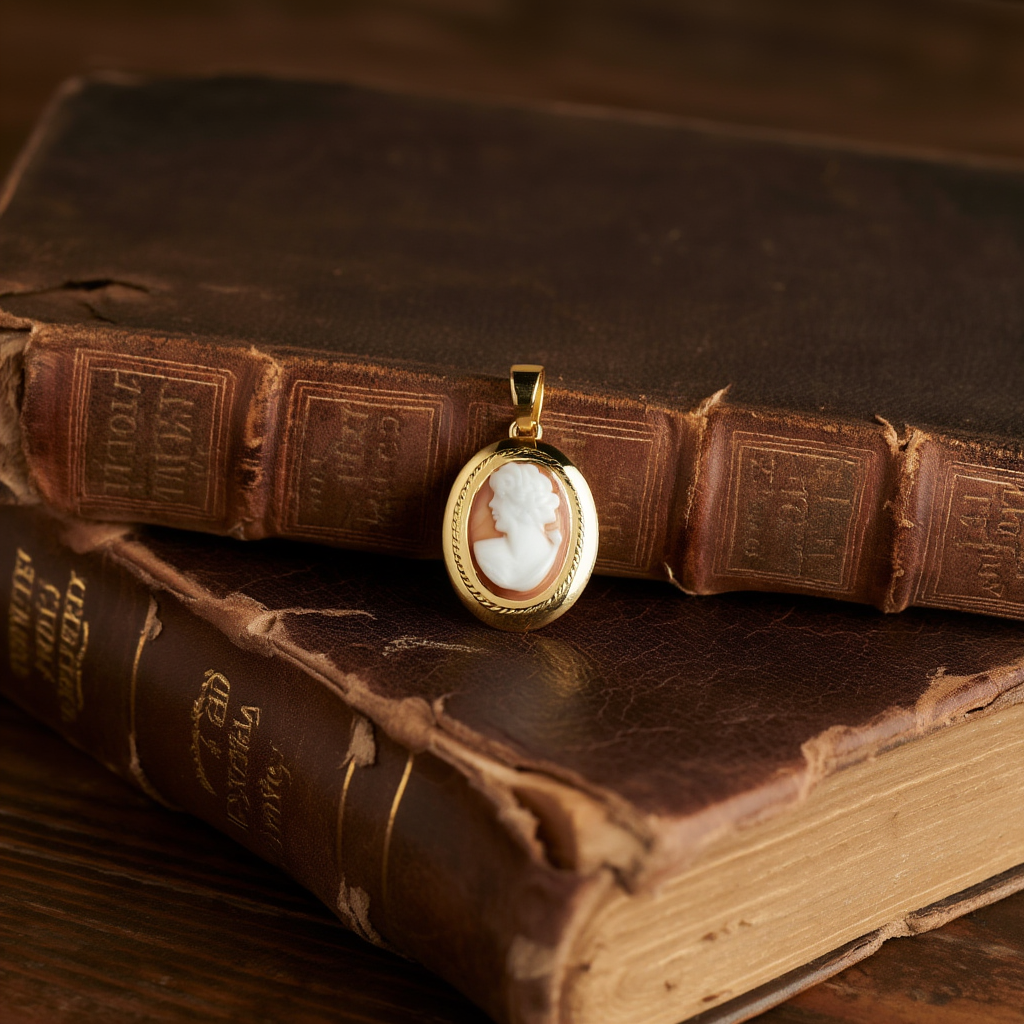 Medalha Camafeu em Ouro 19kl (1.8cm)