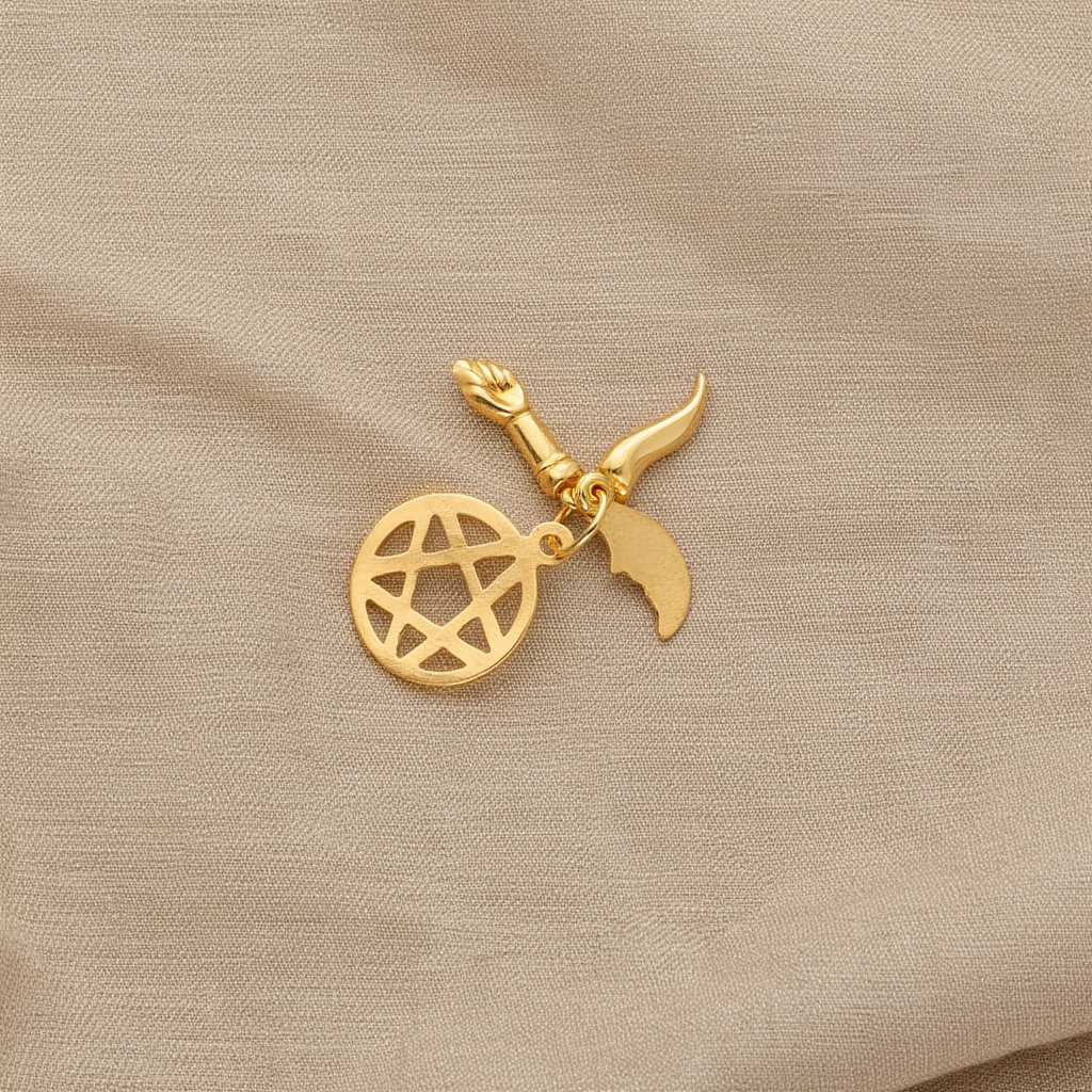 Conjunto Saimão em Ouro 19kl (1.3cm)