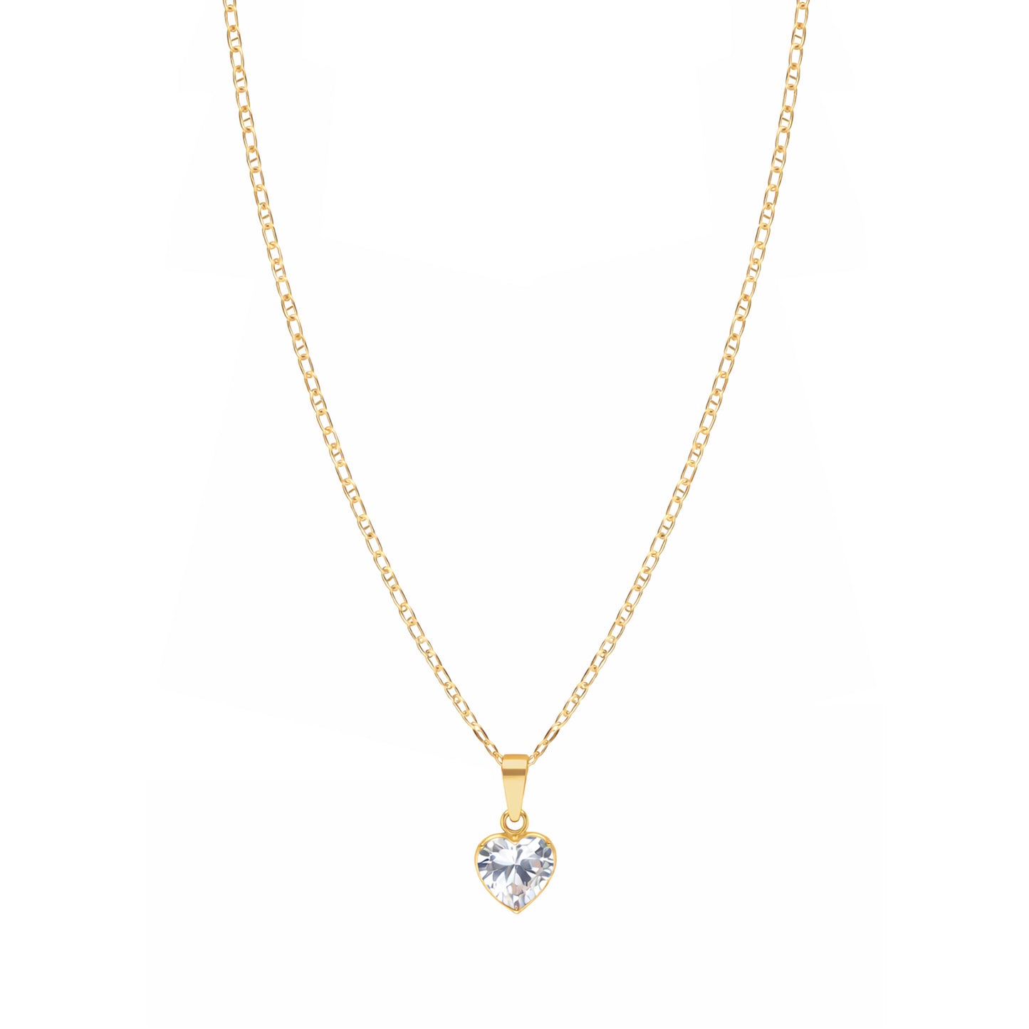 Delicado fio em Ouro de 19 quilates com malha de elos marinheiro, que combina elegância clássica com um toque romântico - Loja do Ouro