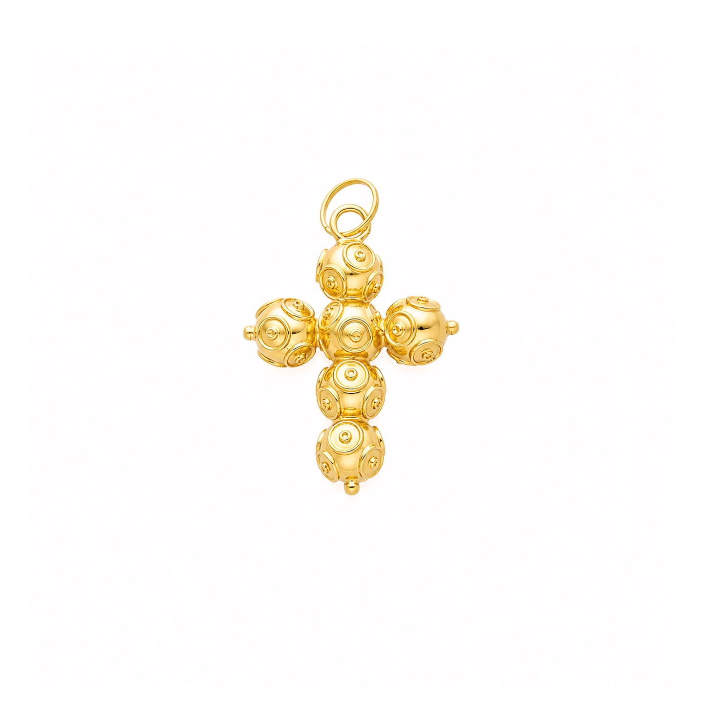Cruz Contas de Viana em Ouro 19kl (2.35cm)