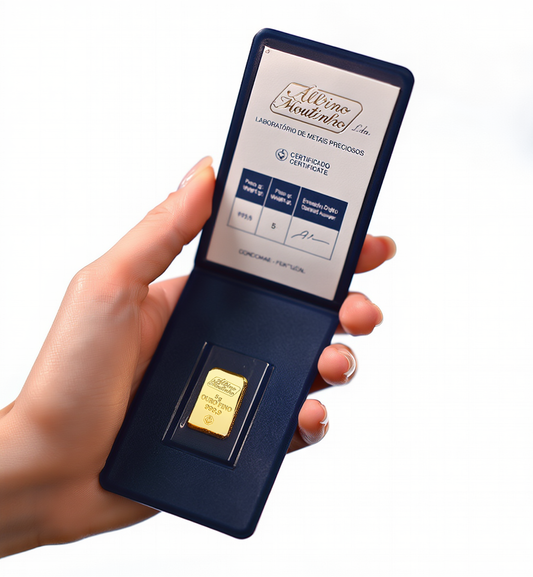 Barra de Ouro 24kl - 5 gr