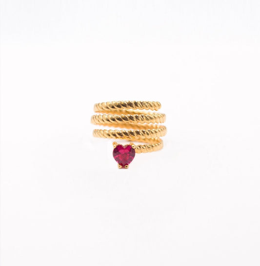 Anel Romeu e Julieta Rubi - Loja do Ouro