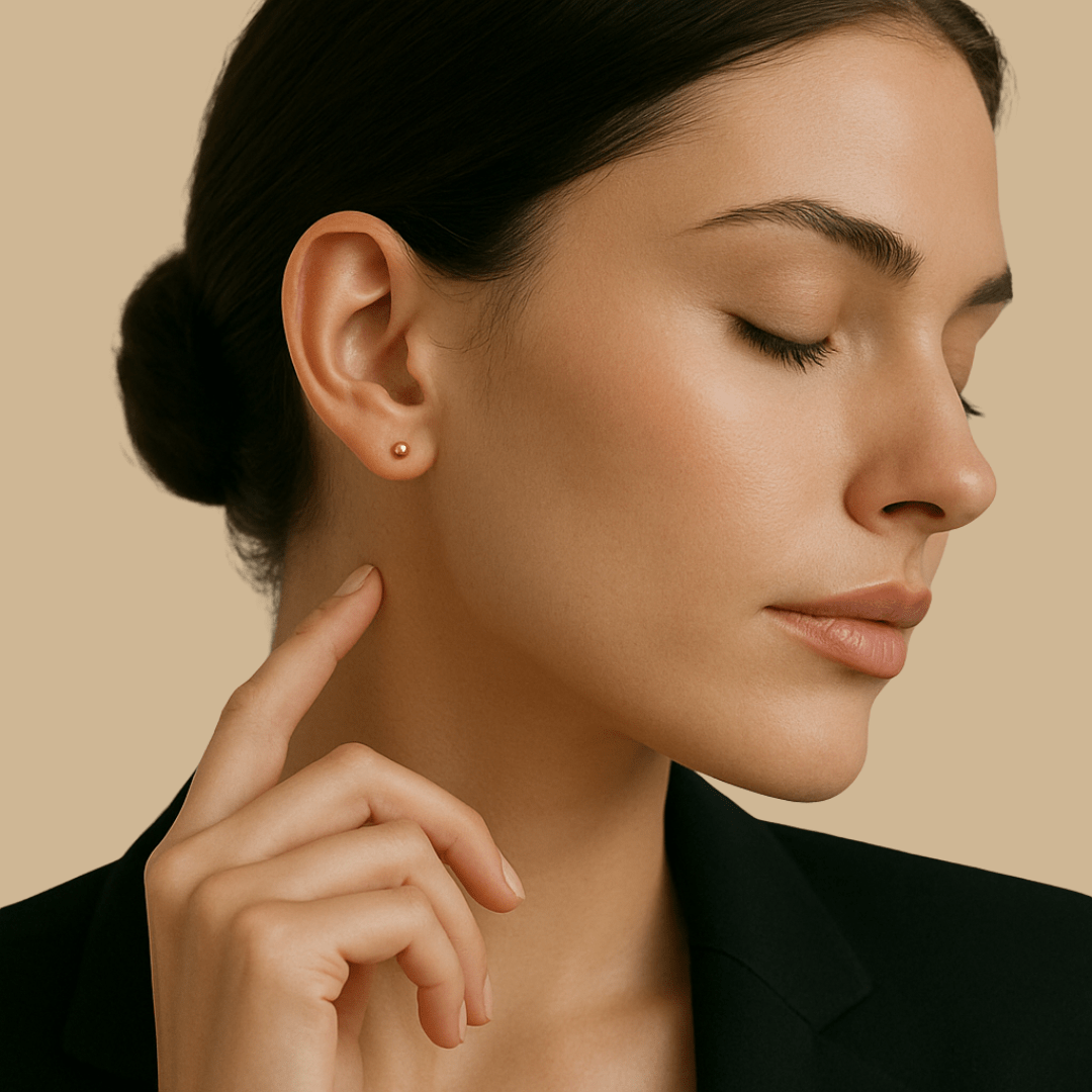 Brincos Bola em Ouro 19kl (3mm) - Loja do Ouro