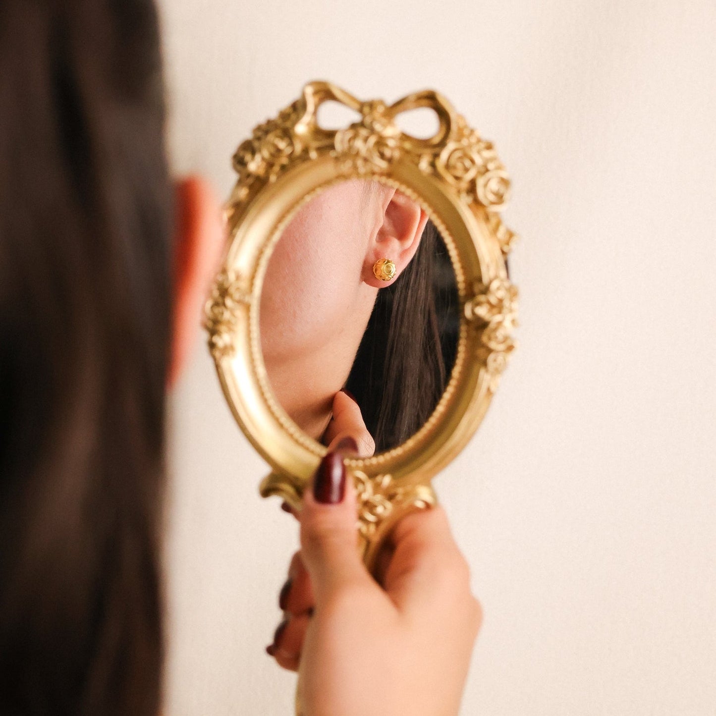 Brincos Bolas de Viana em Ouro 19kl (1cm) - Loja do Ouro