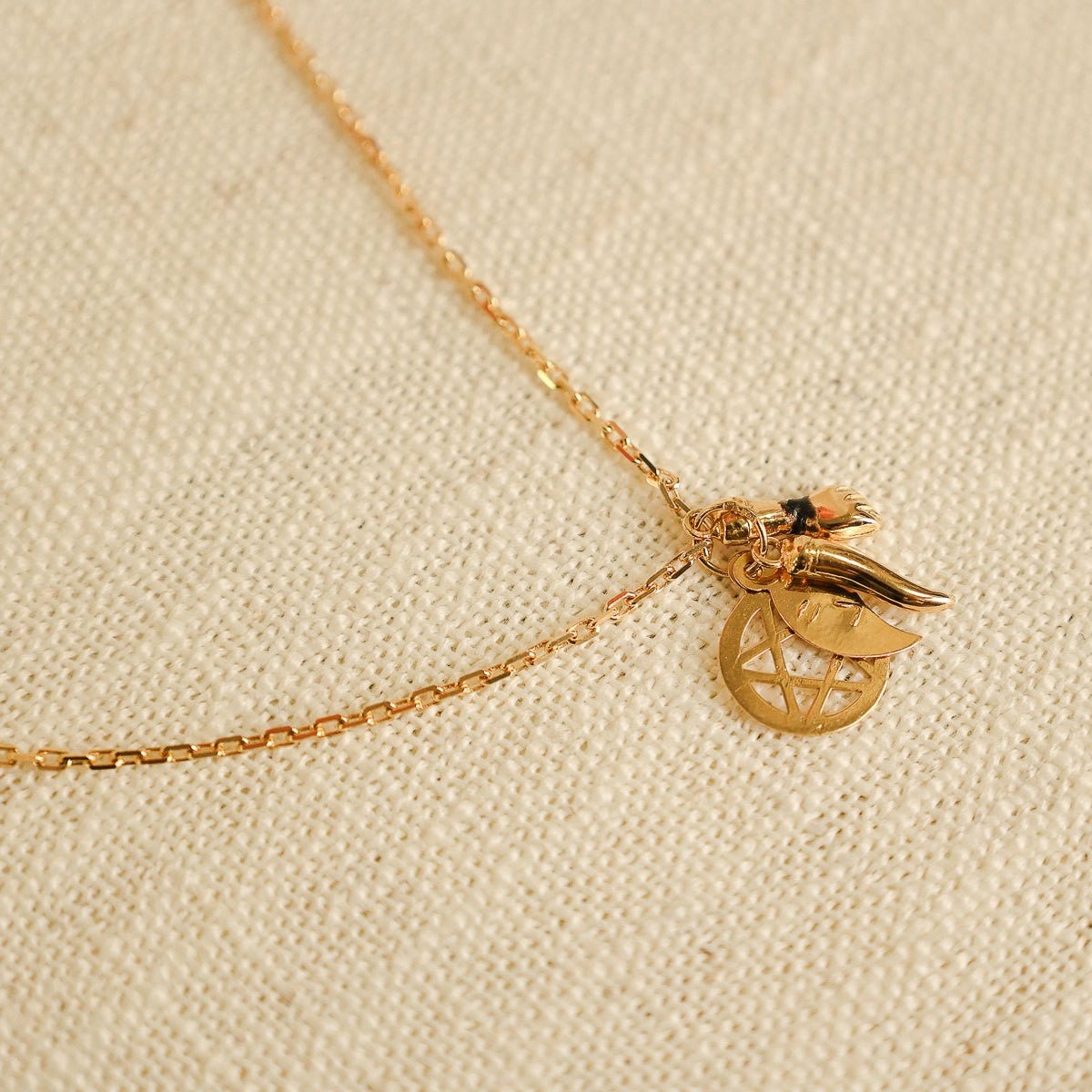 Cinco Saimão em Ouro 19kl e Esmalte - Loja do Ouro