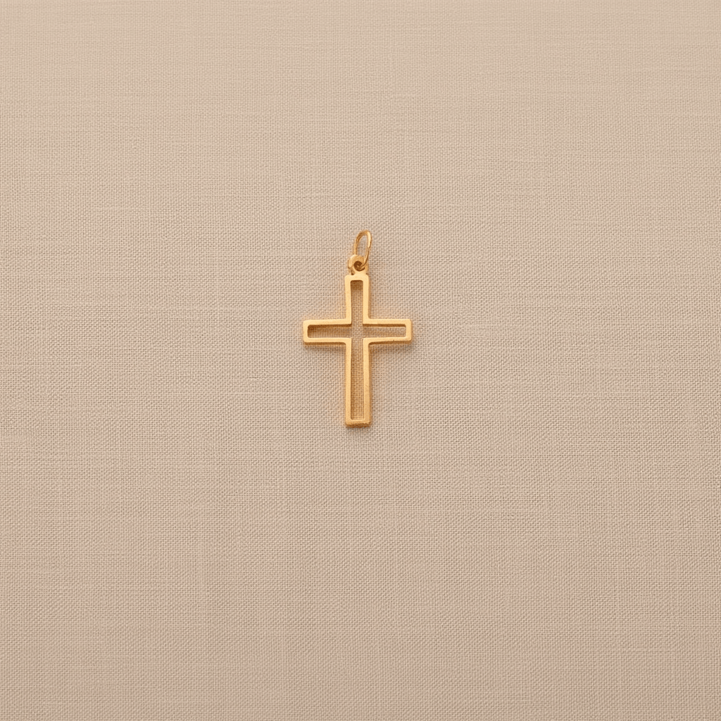 Crucifixo Recortado em Ouro 19kl (1.9cm) - Loja do Ouro