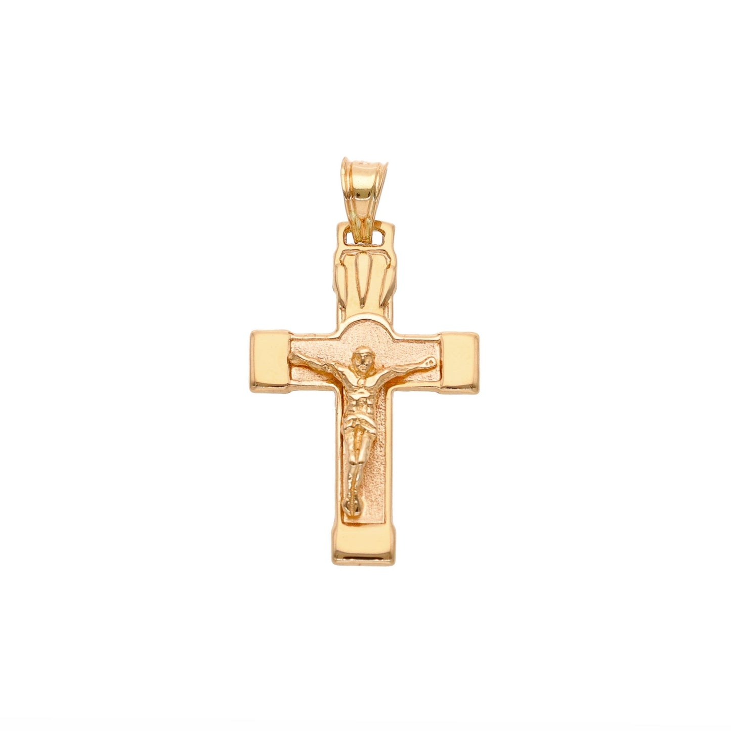 Crucifixo Trabalhado em Ouro 19kl (2.9cm) - Loja do Ouro