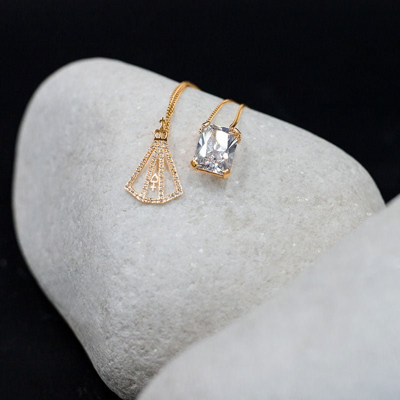 Escapulário Virgem Maria - Loja do Ouro