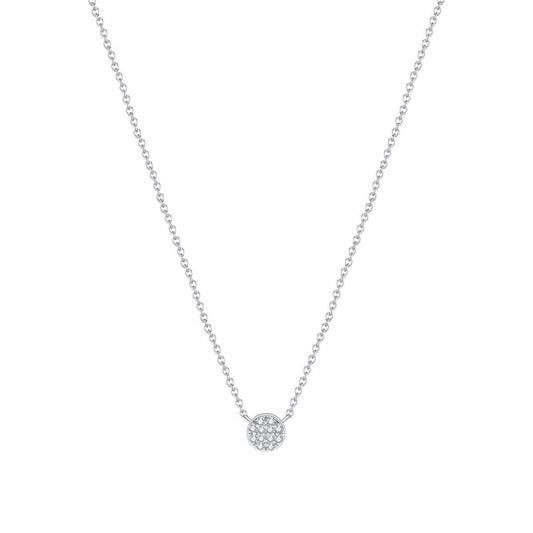 Fio em Prata com Pendente Cravejado Zircónias (40cm) - Loja do Ouro