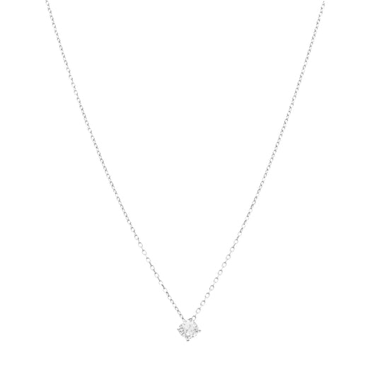 Fio em Prata com Ponto de Luz - Zircónia - Loja do Ouro