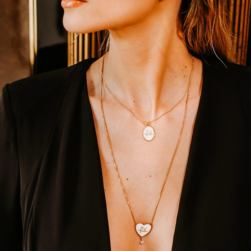 Fio Faith Rose Heart - Loja do Ouro