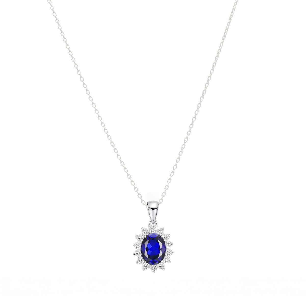 Fio Lady Di em Prata (43cm) - Loja do Ouro