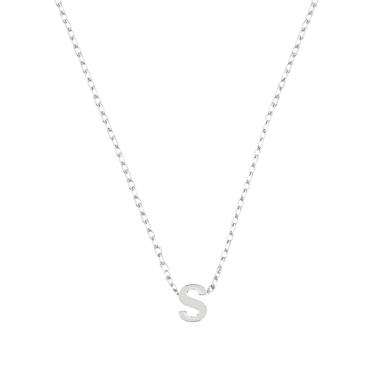 Fio Letra S em Prata - Loja do Ouro