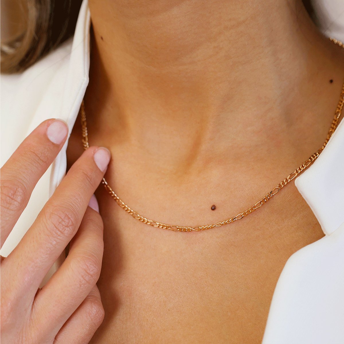 Fio Malha 3x1 em Ouro 19kl (44cm) - Loja do Ouro