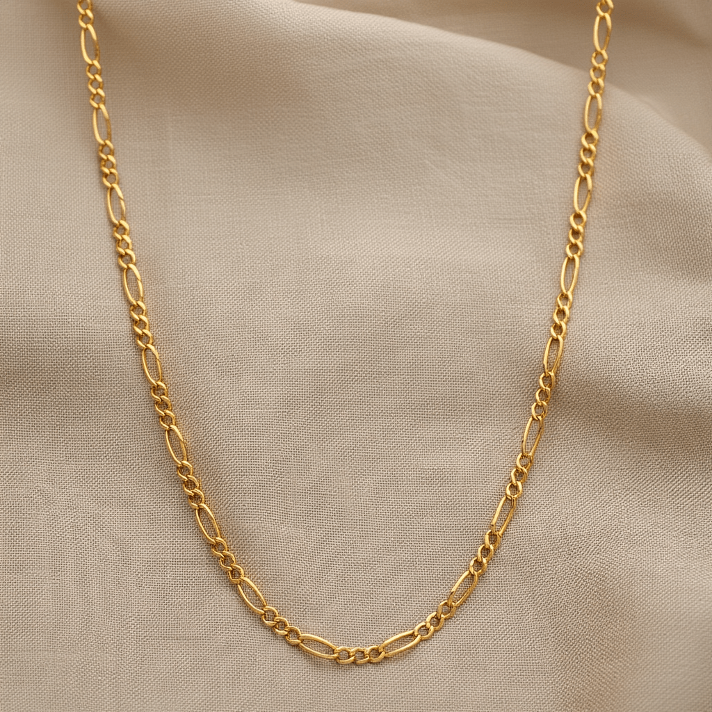 Fio Malha 3x1 em Ouro 19kl (62.5cm) - Loja do Ouro