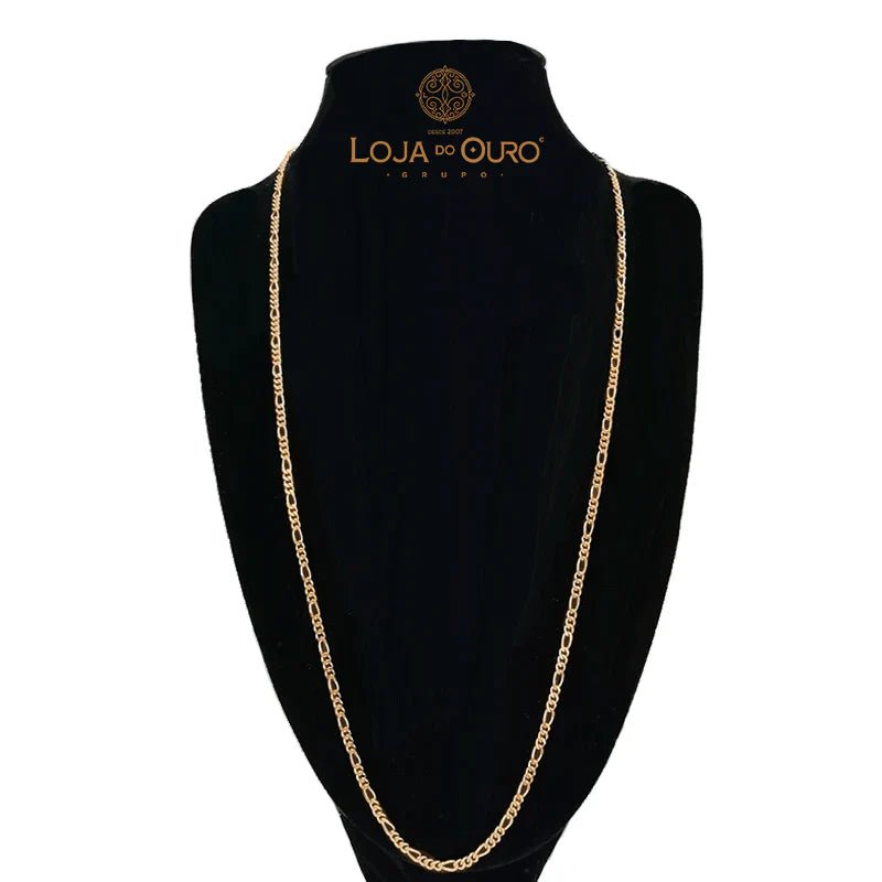 Fio Malha 3x1 em Ouro 19kl (65,5cm) - Loja do Ouro