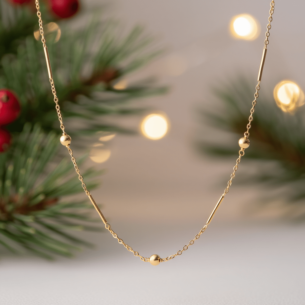 Fio Malha Cadeado com Traves e Esferas em Ouro 19kl (50cm) - Loja do Ouro