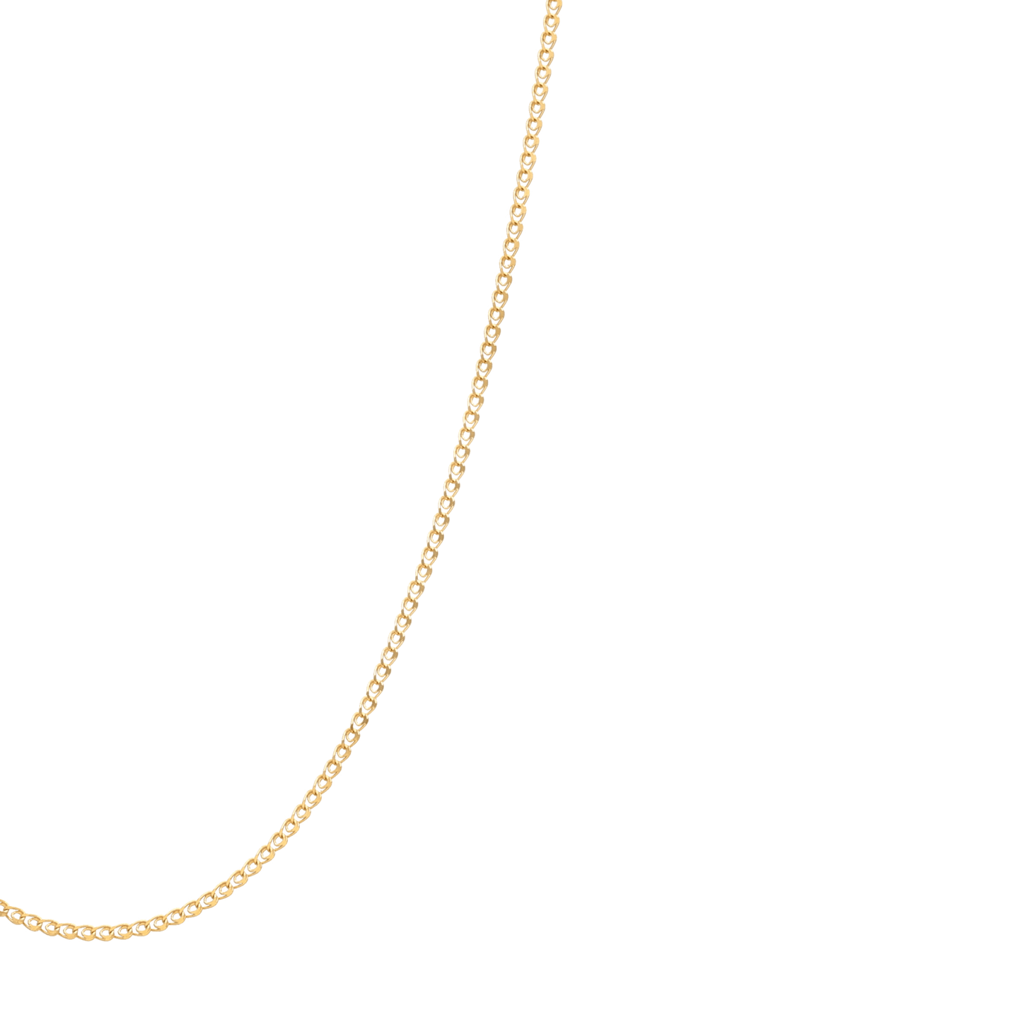 Fio Malha Elos Love em Ouro 19kl (43cm) - Loja do Ouro