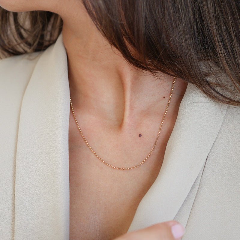 Fio Malha Elos Portugueses em Ouro 19kl (50.5cm) - Loja do Ouro