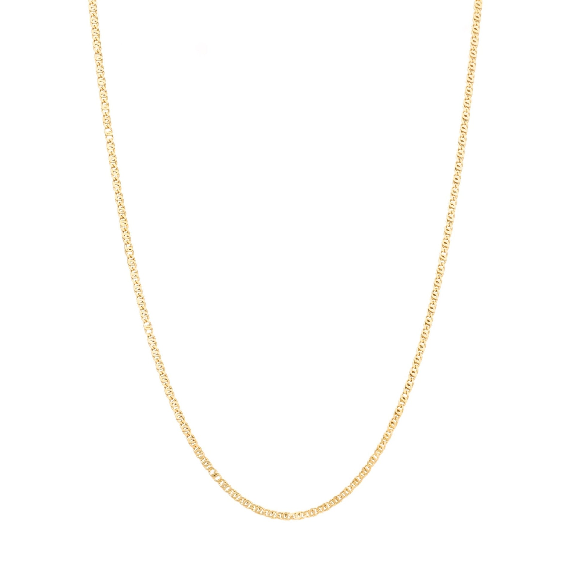 Fio Malha Entrelaçada em Ouro 19kl (50cm) - Loja do Ouro