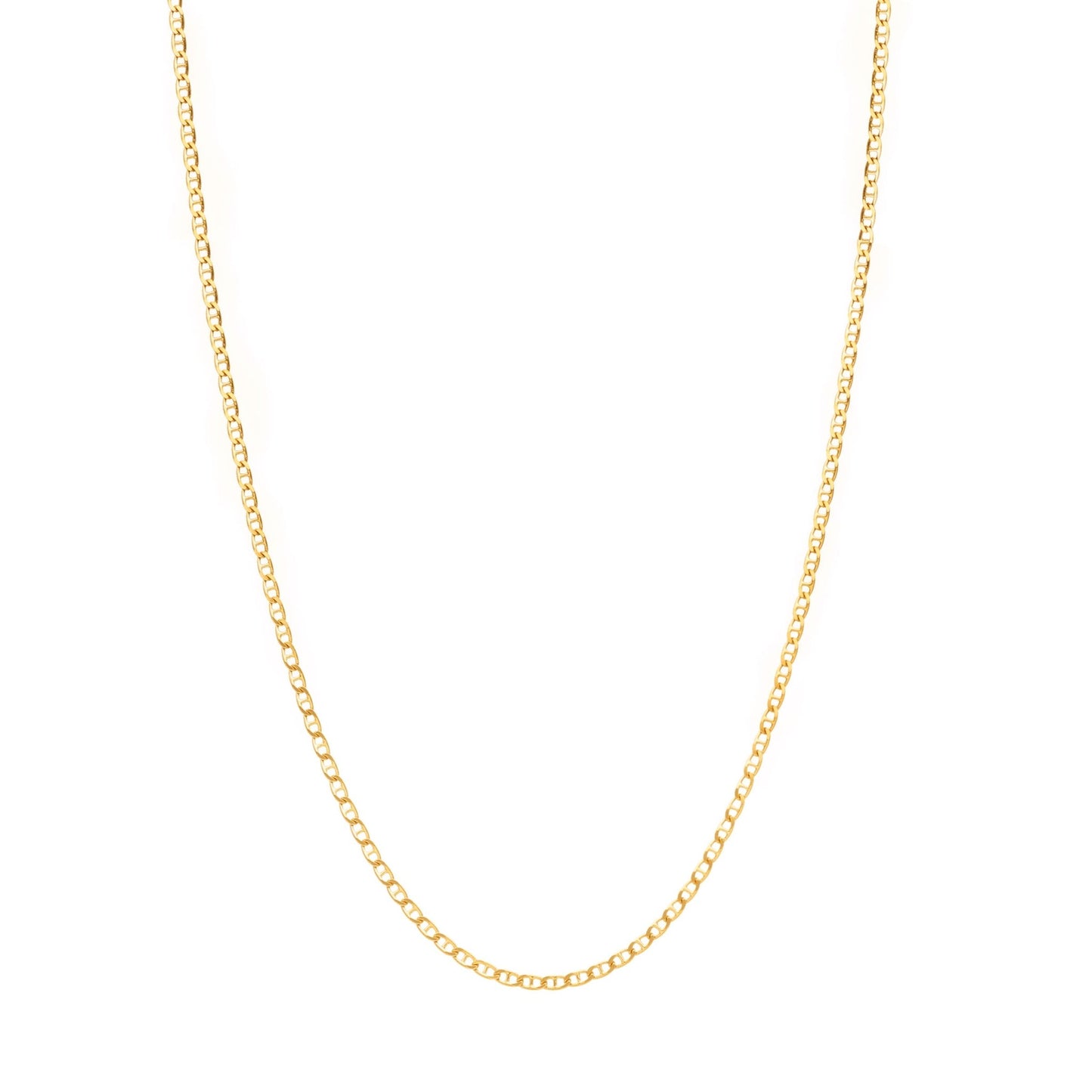 Fio Malha Piastrine em Ouro 19kl (43cm) - Loja do Ouro