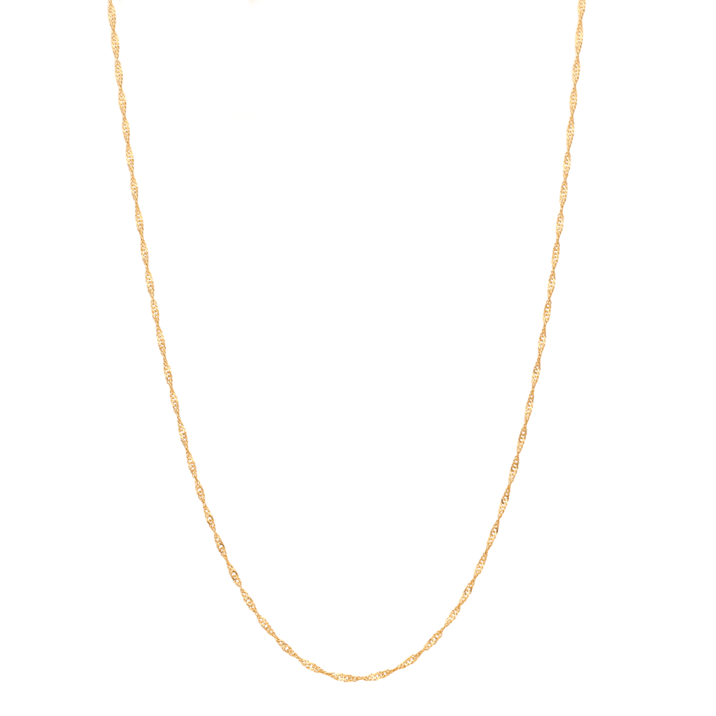 Fio Malha Singapura em Ouro 19kl (43cm) - Loja do Ouro