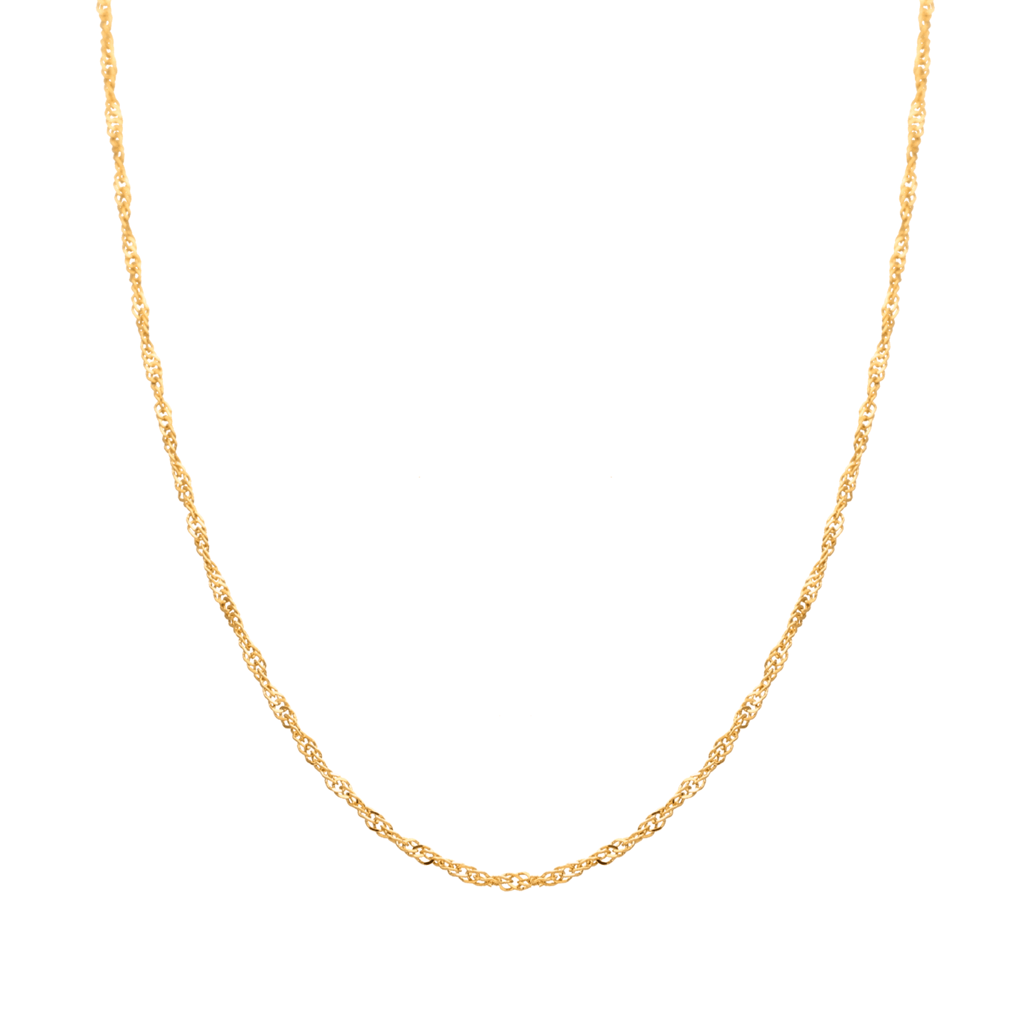 Fio Malha Singapura em Ouro 19kl (46cm) - Loja do Ouro