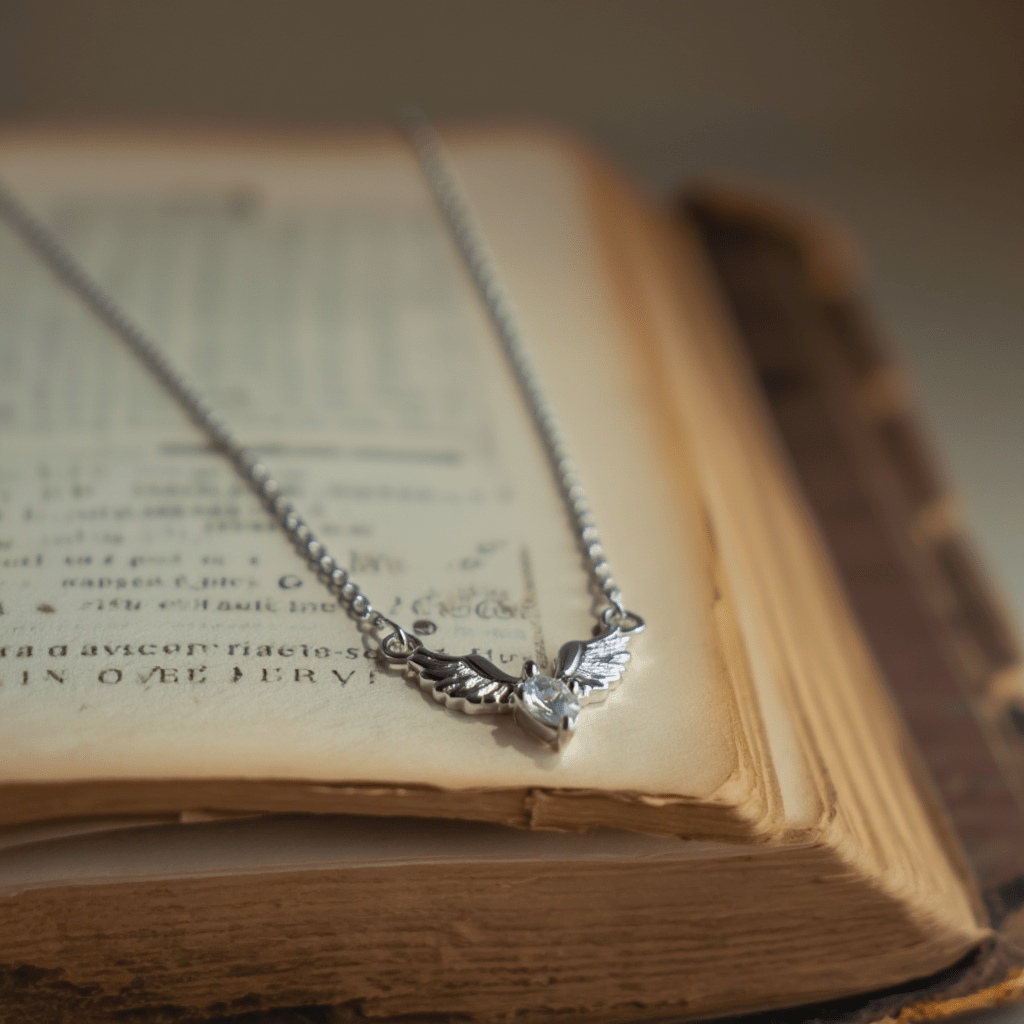 Fio Pomba em Prata com Zircónia - Loja do Ouro