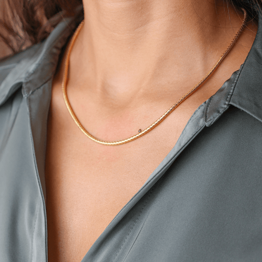 Fio Pontilhado em Ouro 19kl (44cm) - Loja do Ouro