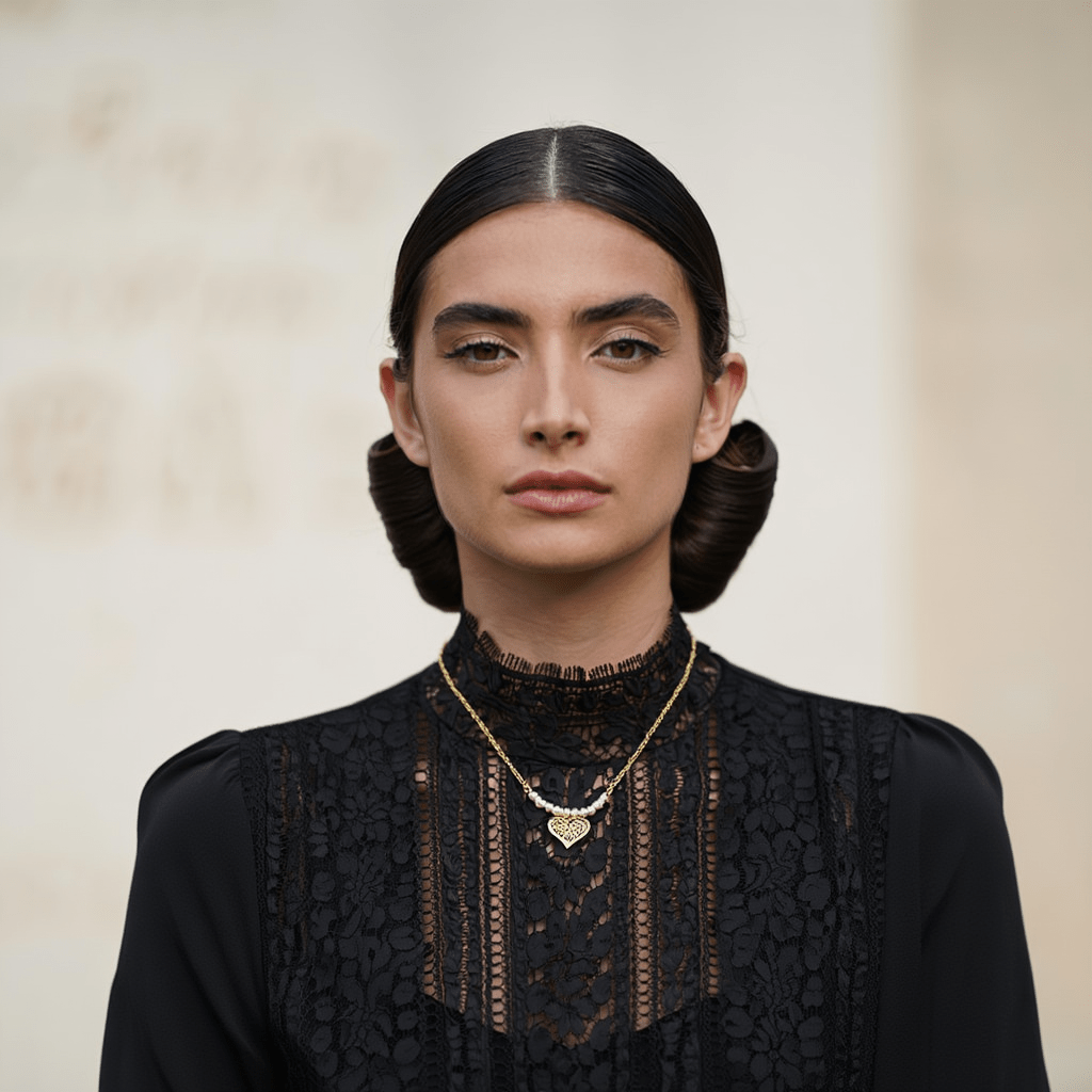 Fio Trago - te ao Peito em Prata Dourada (38cm) - Loja do Ouro