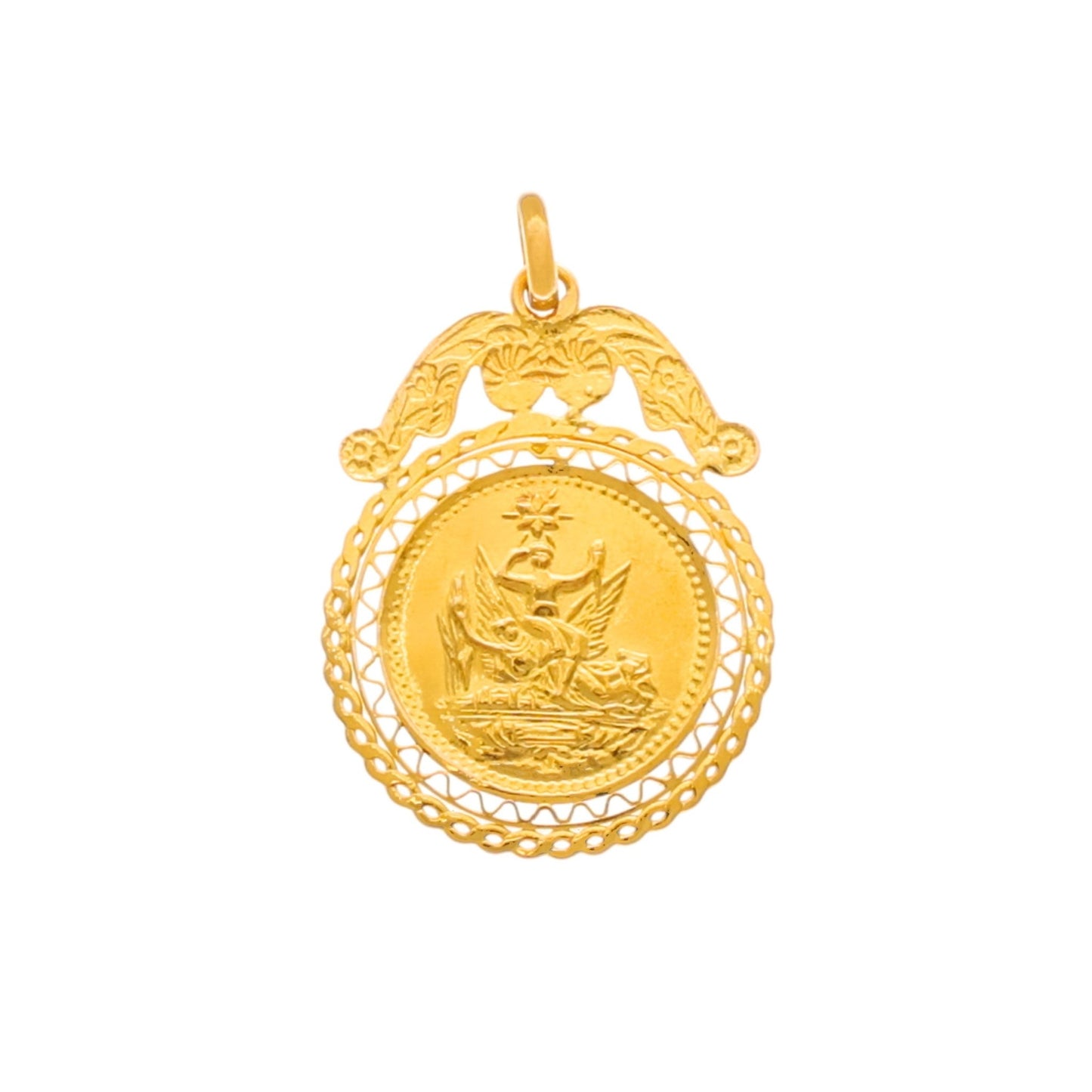 Medalha Dola em Ouro 19kl (3.1cm) - Loja do Ouro