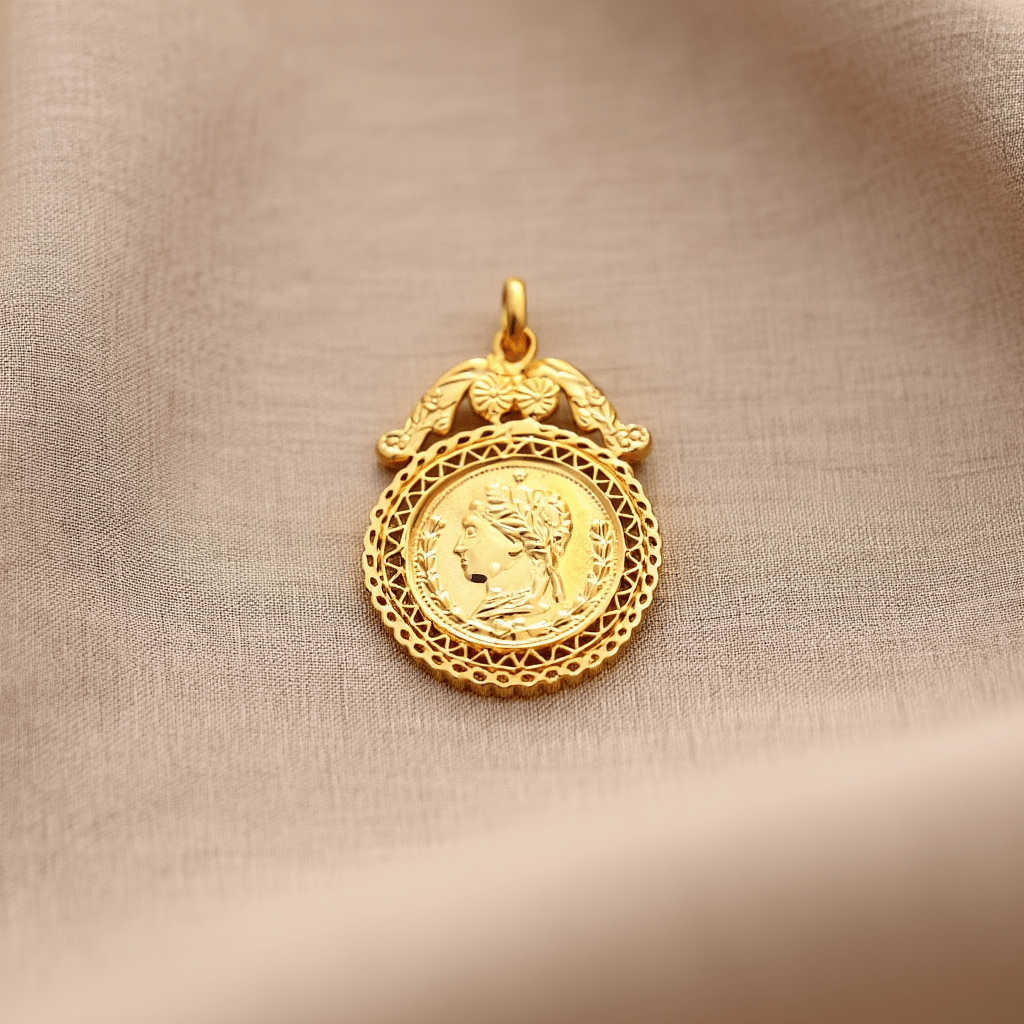 Medalha Dola em Ouro 19kl (3.1cm) - Loja do Ouro