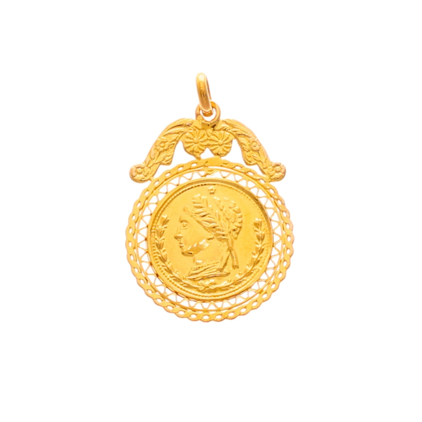 Medalha Dola em Ouro 19kl (3.1cm) - Loja do Ouro