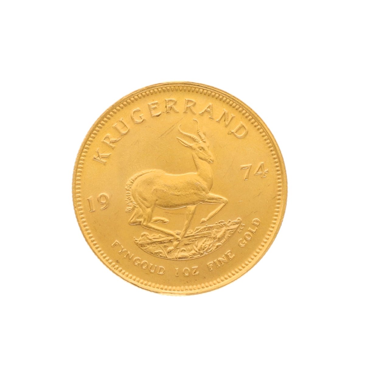 Moeda Krugerrand em Ouro 22kl (1974) - Loja do Ouro