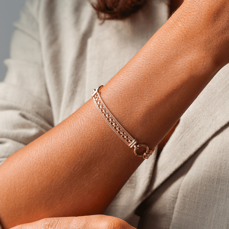 Pulseira Madame em Ouro 19kl (17.5cm) - Loja do Ouro