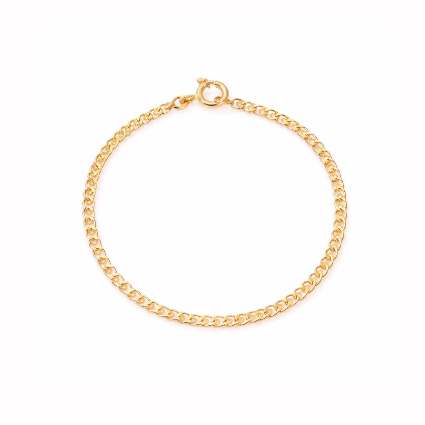 Pulseira Malha Elos Love em Ouro 19kl (13.5cm) - Loja do Ouro