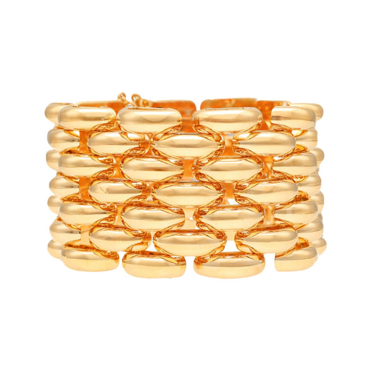 Pulseira Tapete em Ouro 19kl (19cm) - Loja do Ouro