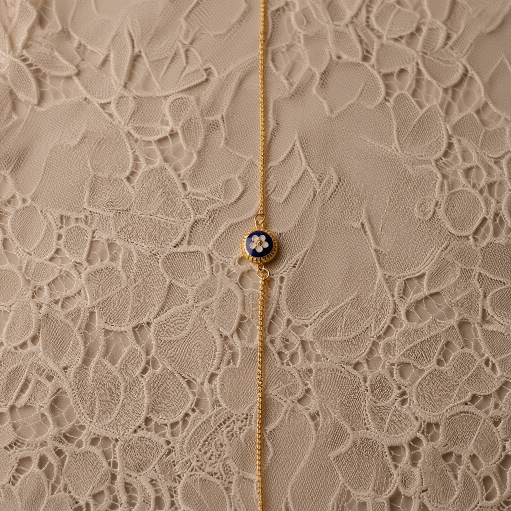 Pulseira Ternura em Prata Dourada (16.5cm) - Loja do Ouro