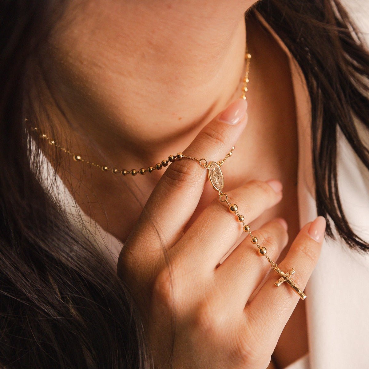 Terço em Ouro 19kl (38cm) - Loja do Ouro