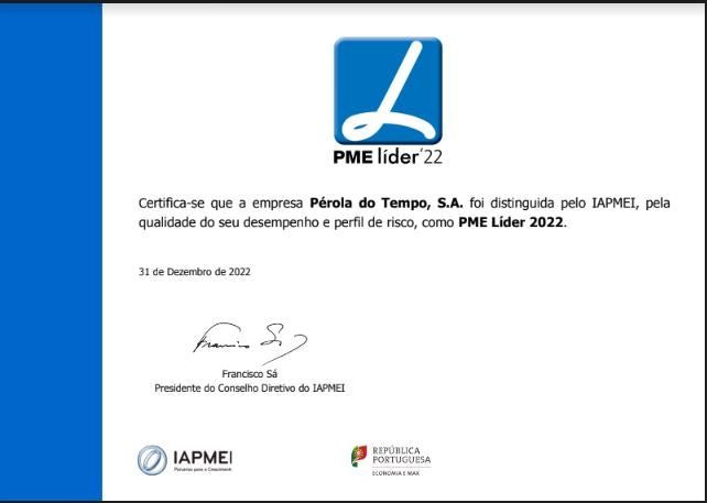 Loja do Ouro PME Líder 2022 - Loja do Ouro