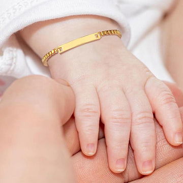 Pulseiras de ouro para bebé - A tendência - Loja do Ouro