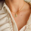 Medalha em Ouro 19kl Papiro com Letra R (1.5cm)