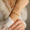 Pulseira Contas de Viana em Ouro 19kl (18cm)
