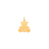 Medalha Urso em Ouro de 19kl com Letra G (1.4cm)