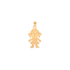 Medalha Menina em Ouro 19kl
