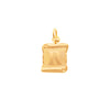 Medalha em Ouro 19kl Papiro com Letra R (1.5cm)