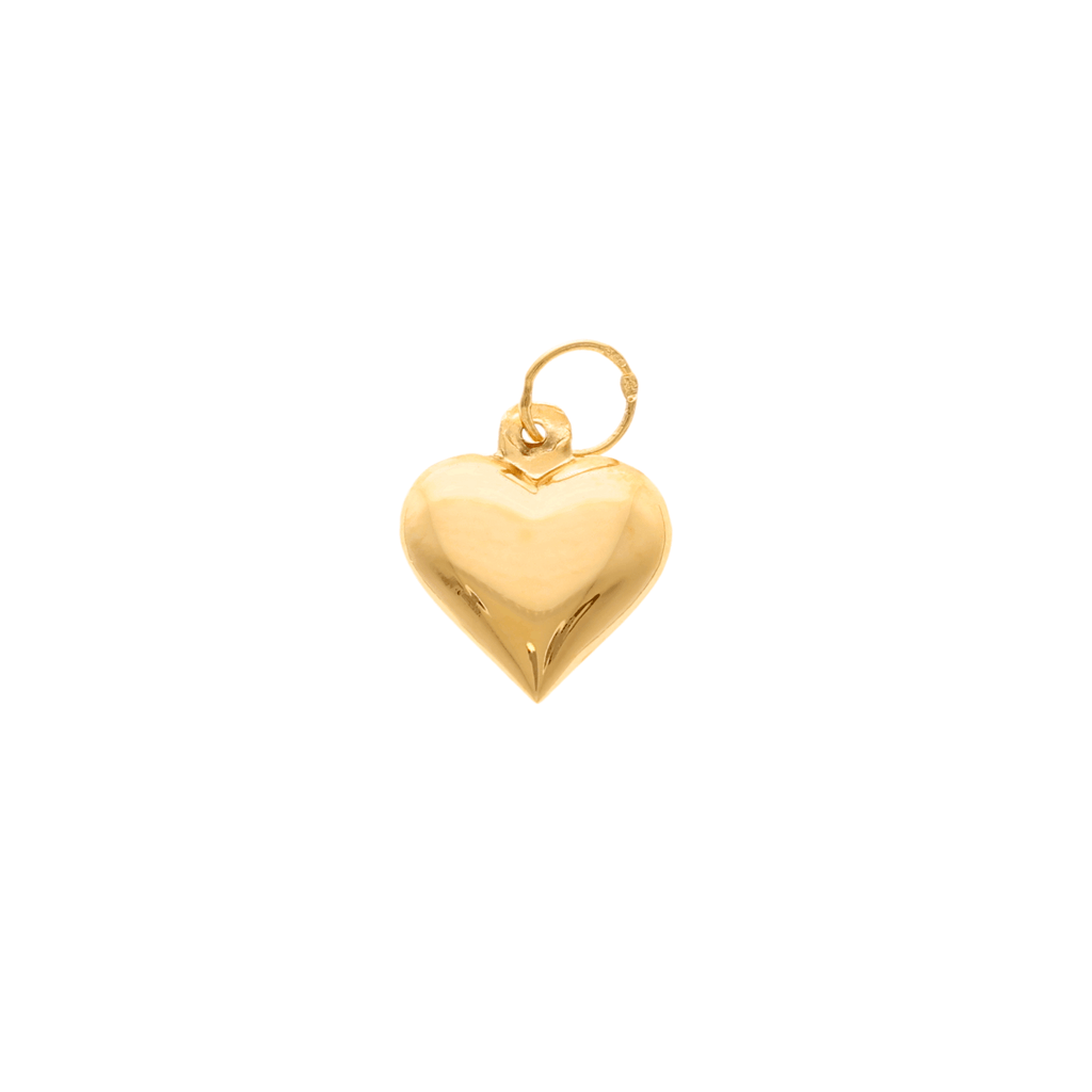 Medalha Coração em Ouro (1.1cm) - Loja do Ouro