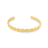 Pulseira Escrava em Aço Dourado com Corações