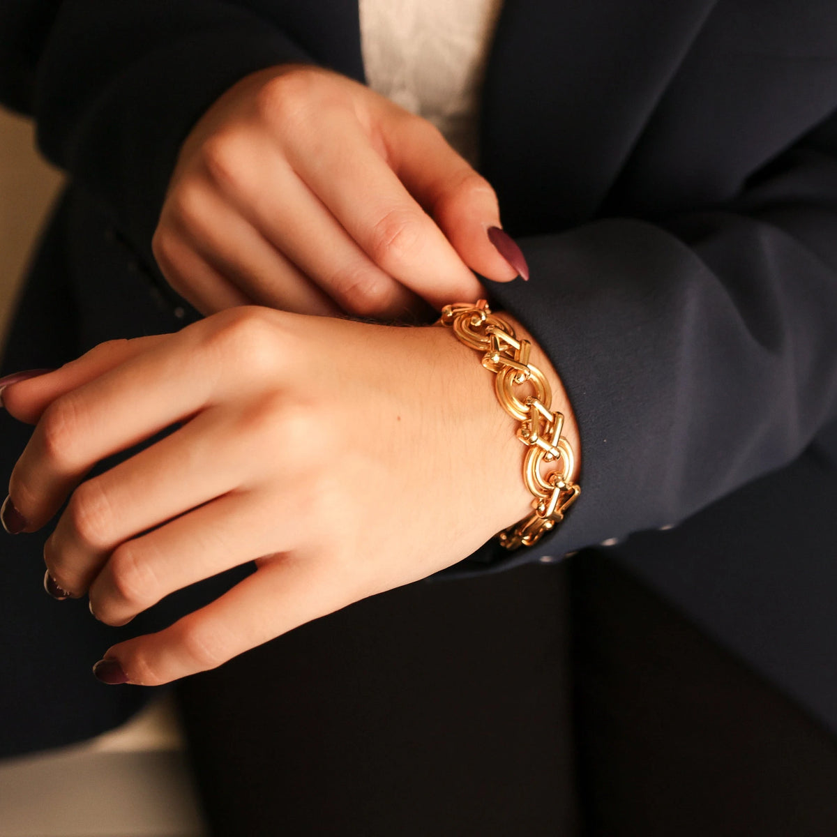 Pulseira Marquesa em Ouro 19kl (20.1cm)
