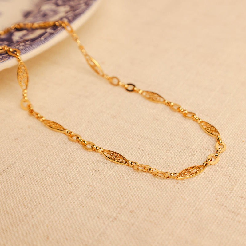 Colar Trancelim em Ouro 19kl (45.5cm)